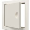 Л1010Р Ivory, Люк ревизионный ЛР фланец 98х98 ручка 122х122 пластик айвори EVECS (50)