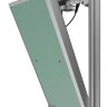 D2040 ceramo base, Люк ревизионный D Ceramo Base 200х400 скрыт.монтаж съемный алюминий EVECS