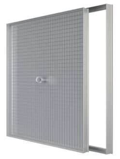 D6060 floor, Люк ревизионный D Floor 600х600 напольный скрыт.монтаж алюминий EVECS