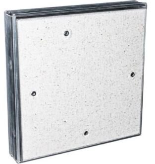 D2020 ceramo, Люк ревизионный D Ceramo 200х200 скрыт.монтаж съемный алюминий EVECS