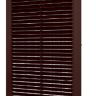 1318С кор, Решетка вентиляционная С сетка 138х188 пластик Brown ERA (50)